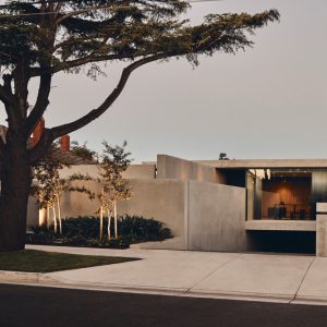 Modern concrete house in Australia